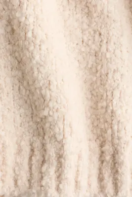 Pull oversize avec col - Beige clair — photo 5