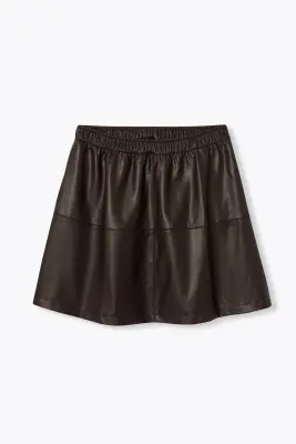 Jupe courte en simili Femme
