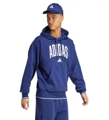 ADIDAS SWEAT ADIDAS GRANDE LONGUEUR Marine — photo 4