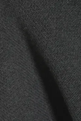 Pull oversize en coton épais - Gris foncé chiné — photo 3