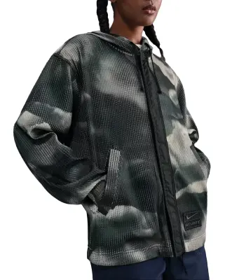 x Stussy Ghillie Allover Print Hoodie Multi-Color Anthracite — photo 3