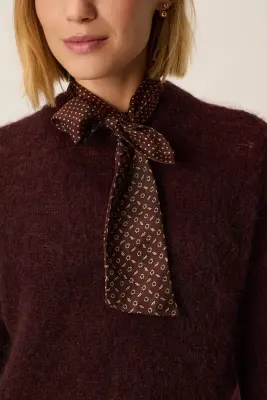 Foulard Nwilly Cravate Choco — photo 4