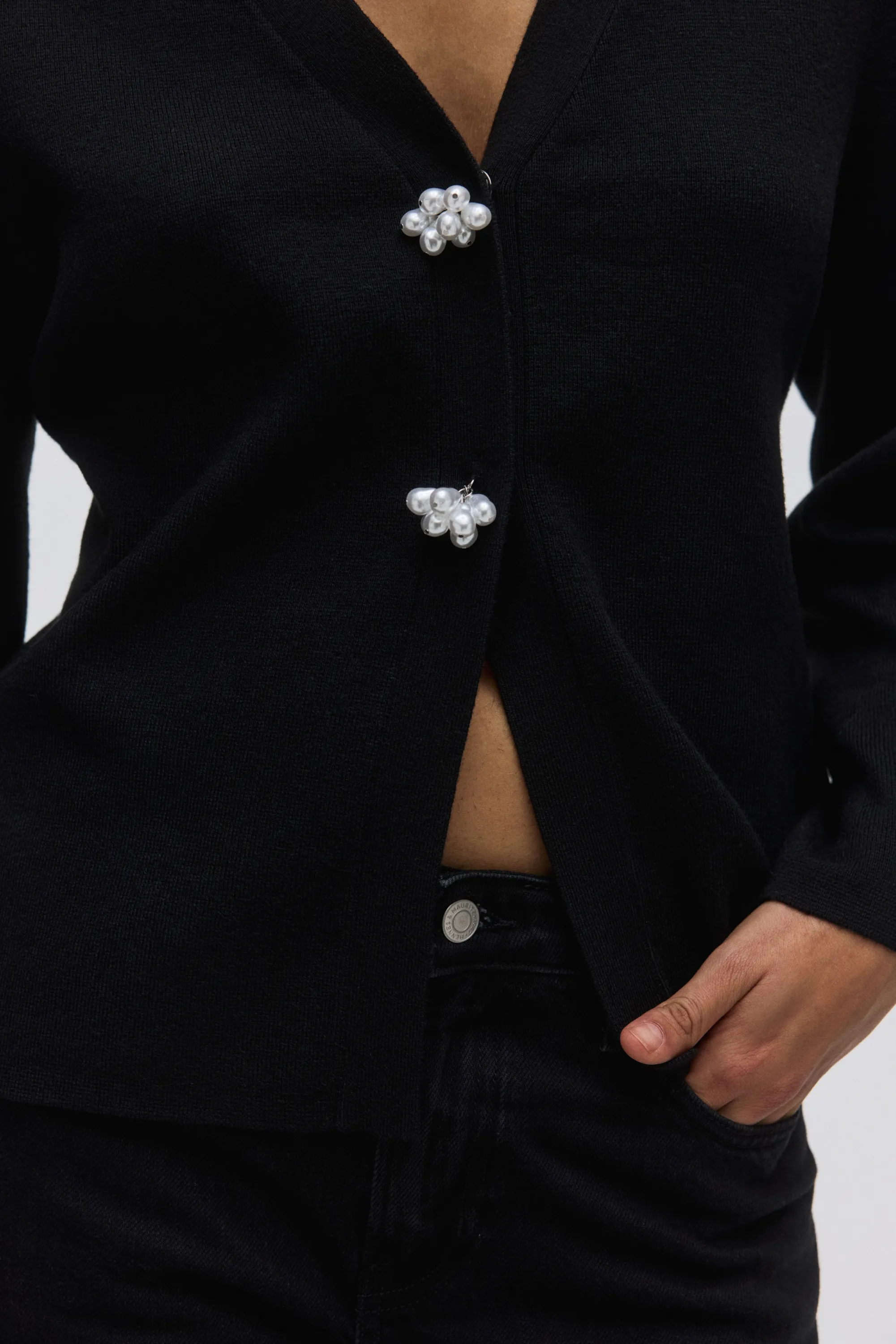 Gilet en maille - Noir