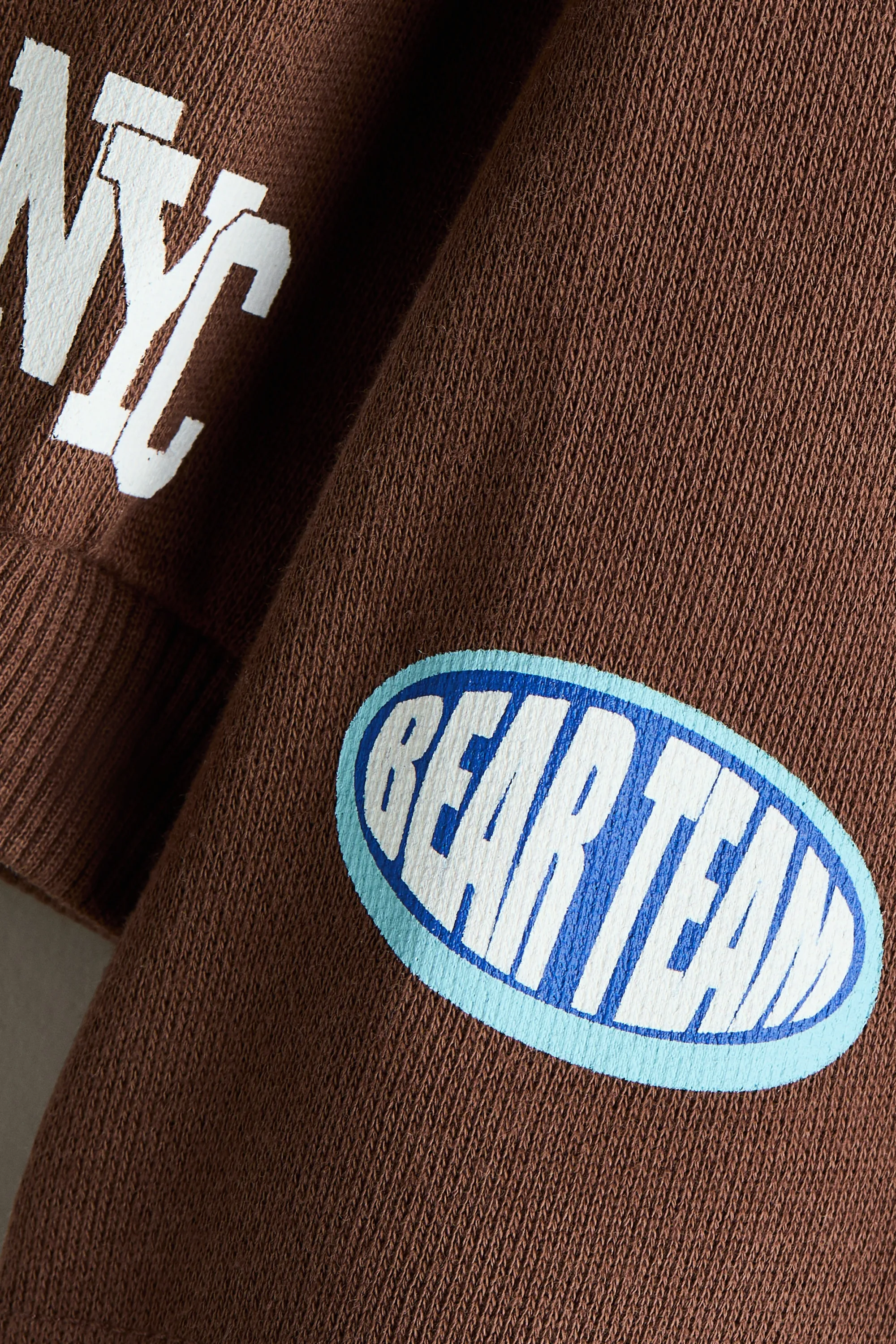 Polo de rugby avec motifs imprimés - Marron/Sports Bear Club
