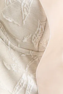 Top bustier avec nœuds - Beige clair/crème — photo 4