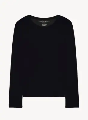 T-shirt en coton organique et cachemire — photo 4