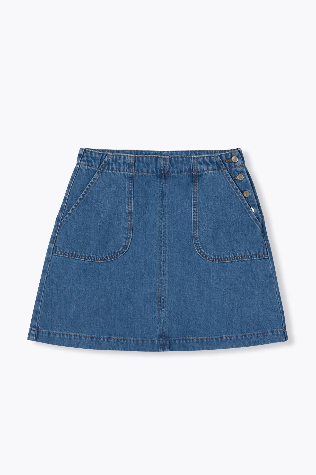 Mini-jupe en jean Femme