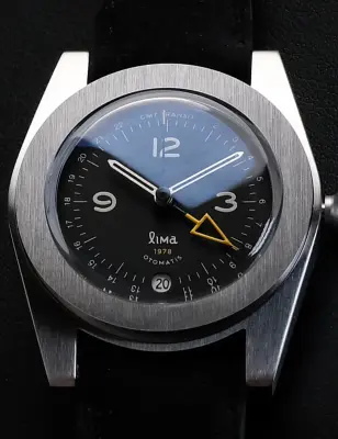 LIMA WATCH GMT TRANSIT BLACK AUTOMATIC — photo 4