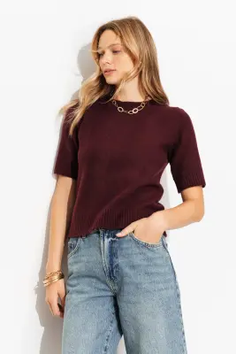 Pull manches courtes Femme — photo 2
