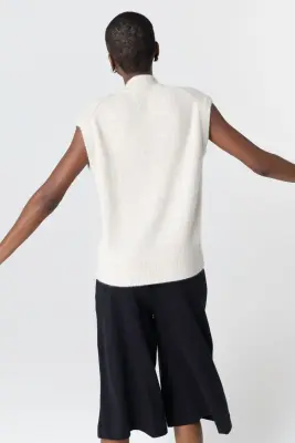 Pull en laine, fox et polyamide — photo 4