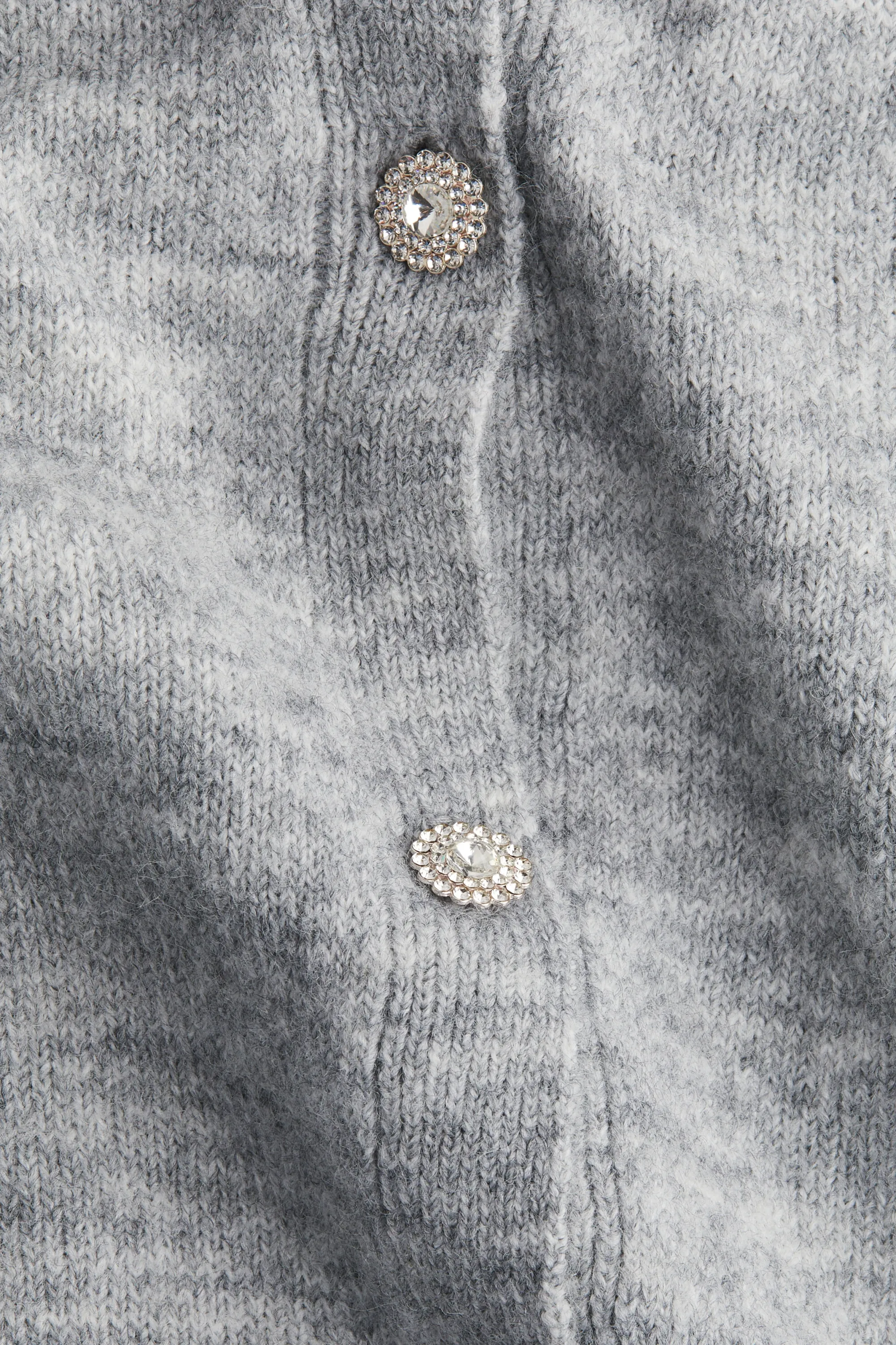 Gilet en maille fine - Gris chiné
