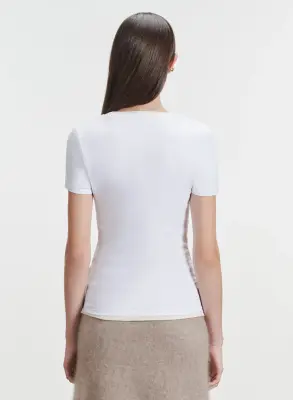 T-shirt en viscose et élasthanne — photo 2