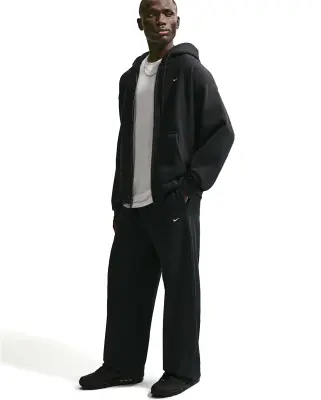 Solo Swoosh BB Fleece Open Hem Pant Black — photo 2