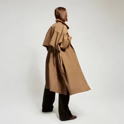 Trench imperméable unisexe moka – Fudoon