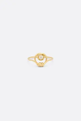 BAGUE RYM DIAMANT - Or blanc 18 carats — photo 1