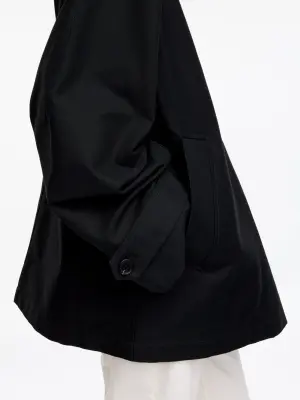 Veste avec col en velours côtelé - Noir — photo 4