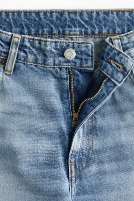 Baggy Regular Waist Jeans - Bleu denim — photo 3