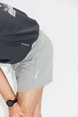 Short de running Lightweight Quick Dry​ ​ - Gris clair — photo 5