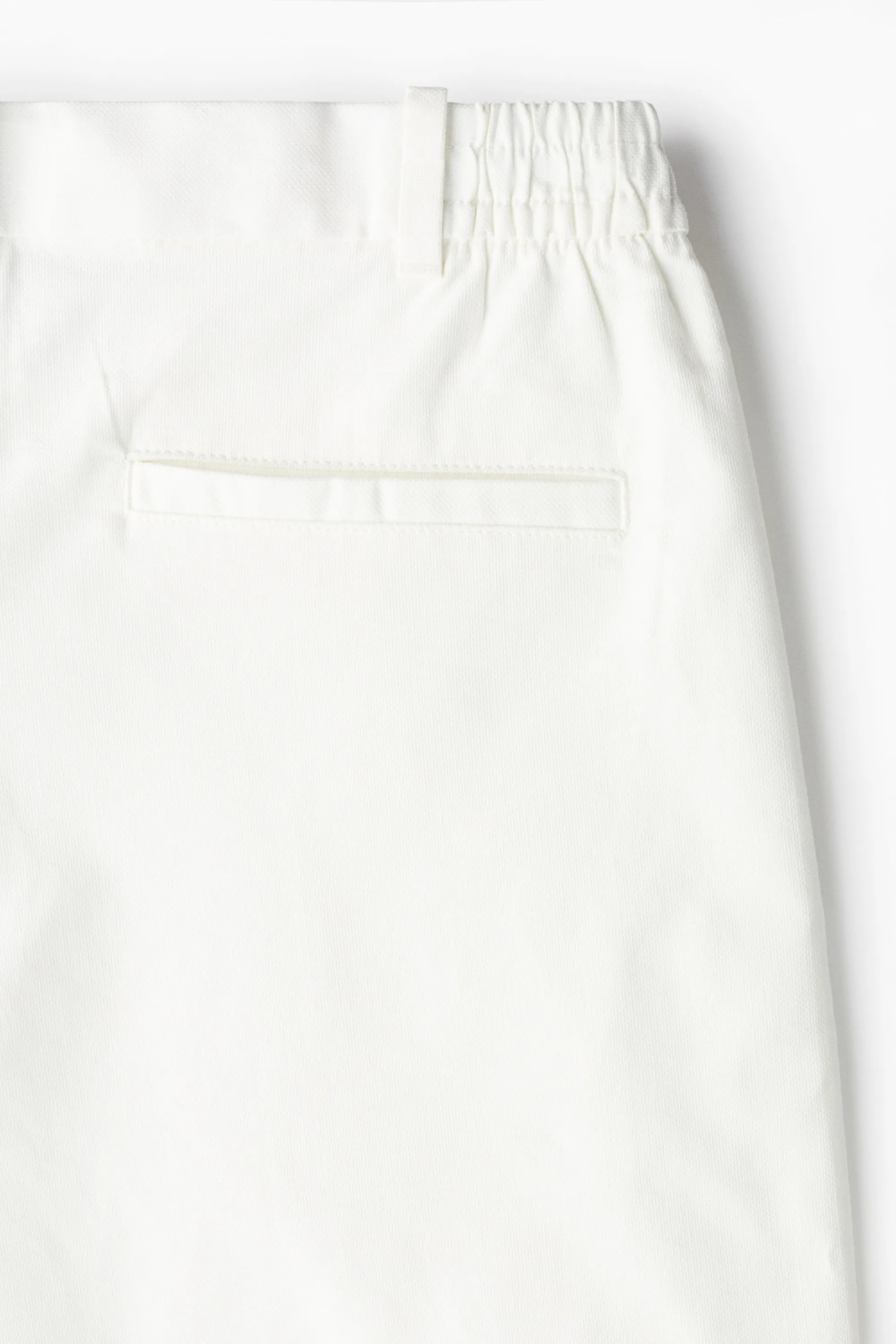 Short Relaxed Fit en lin mélangé - Blanc