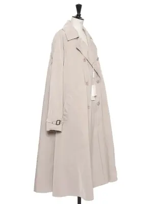 Trench long oversized en gabardine beige Prix boutique 1200€ Taille 40 — photo 2