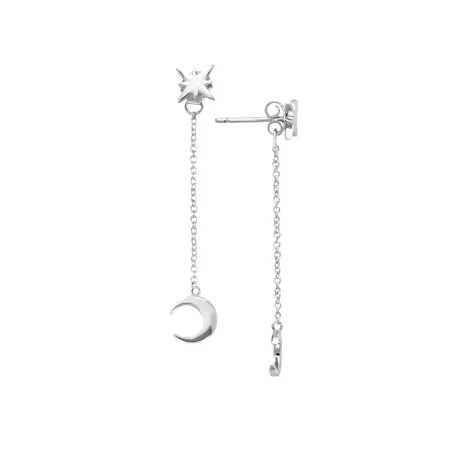 Boucles d'oreilles Go Mademoiselle Argent rhodié 602510