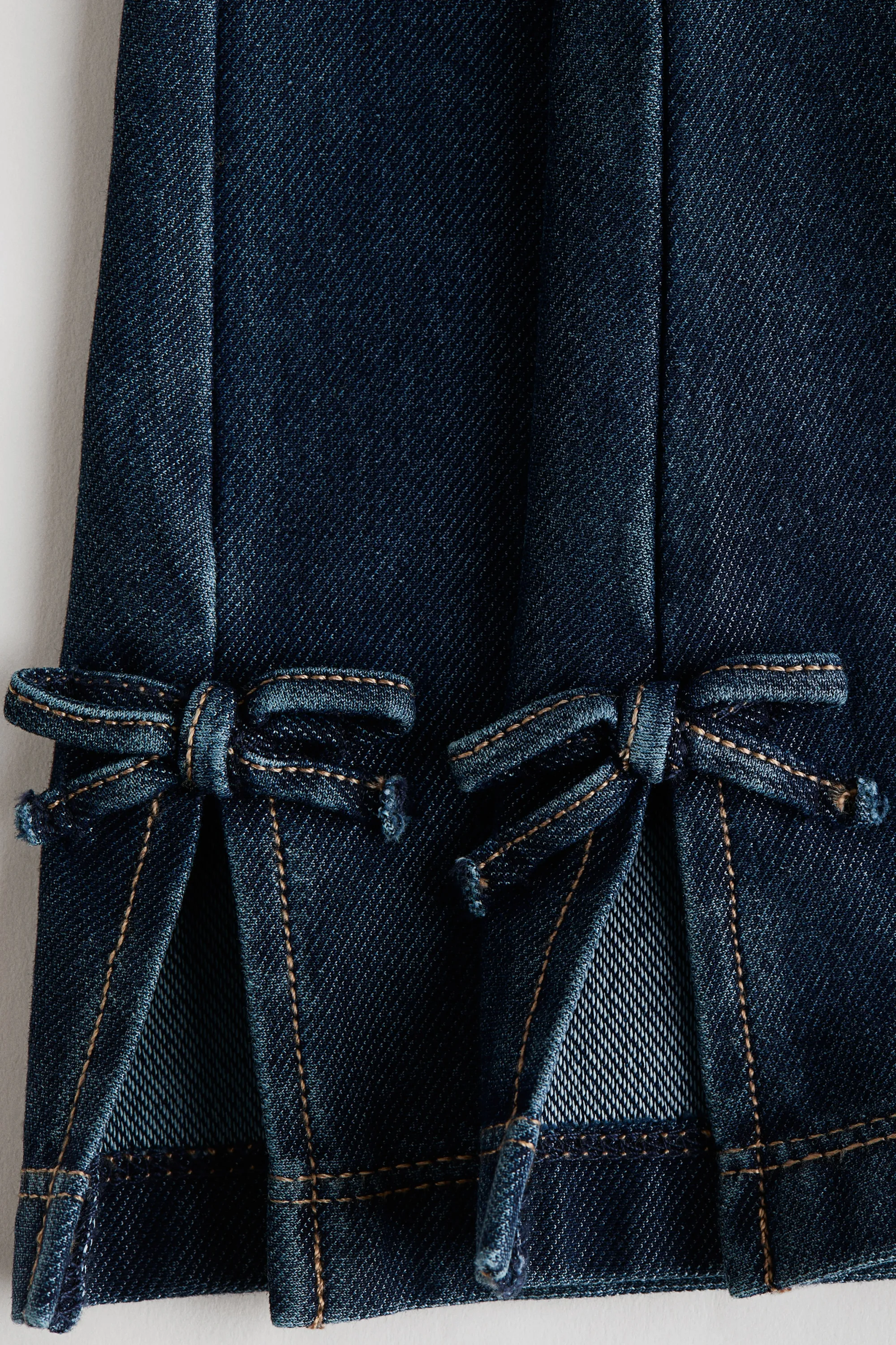 Jegging évasé façon denim - Bleu denim foncé