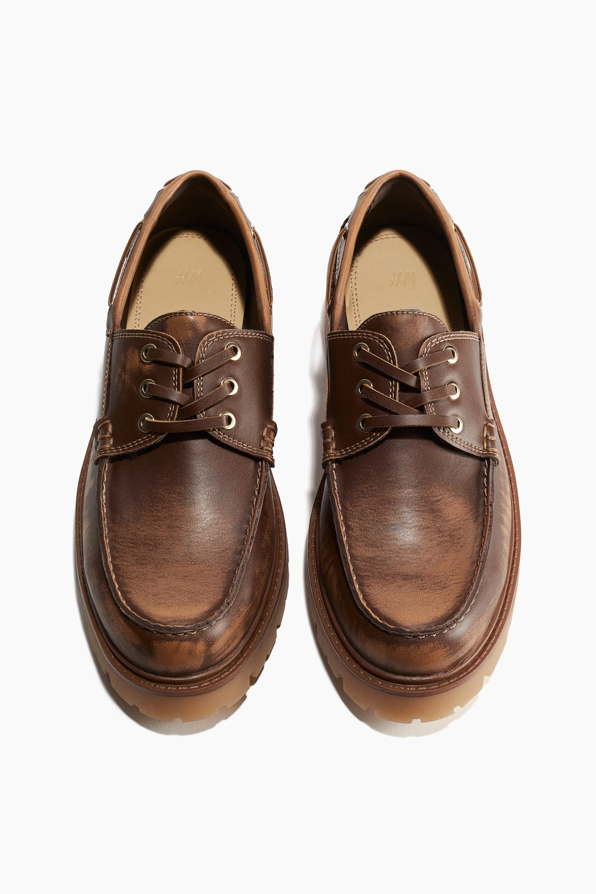 Chaussures de pont Chunky - Marron