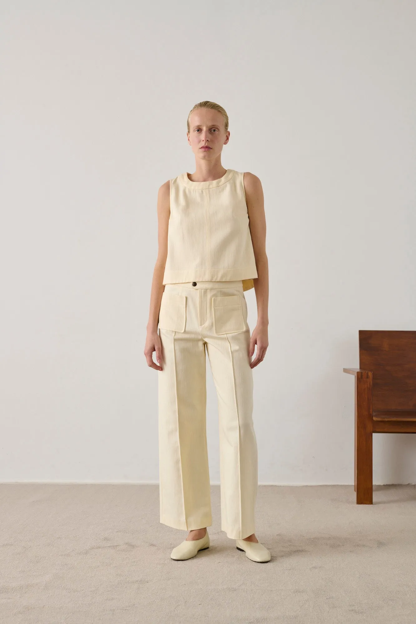 PANTALON HARRY ECRU