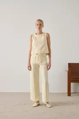PANTALON HARRY ECRU — photo 1