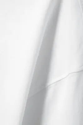 T-shirt coton carré manches longues - Blanc — photo 3