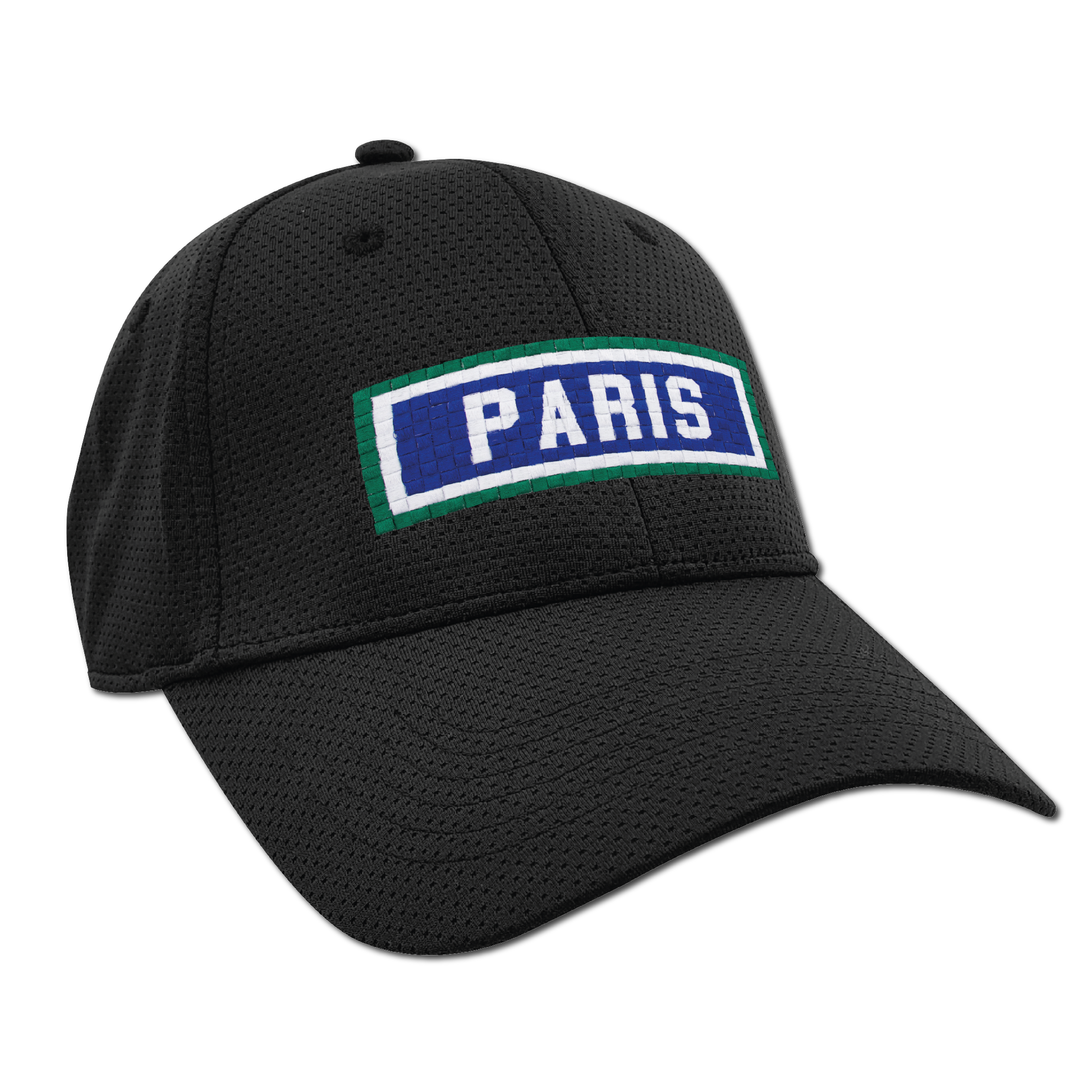 CASQUETTE BRODÉE - PARIS - NOIR