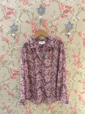 Nouveau ! XIRENA Chemise Beau Flowers Cinder Pink — photo 2
