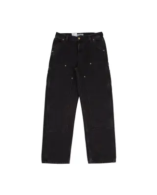 W Nashua Double Knee Pant Smith Denim Black Stone Washed — photo 1
