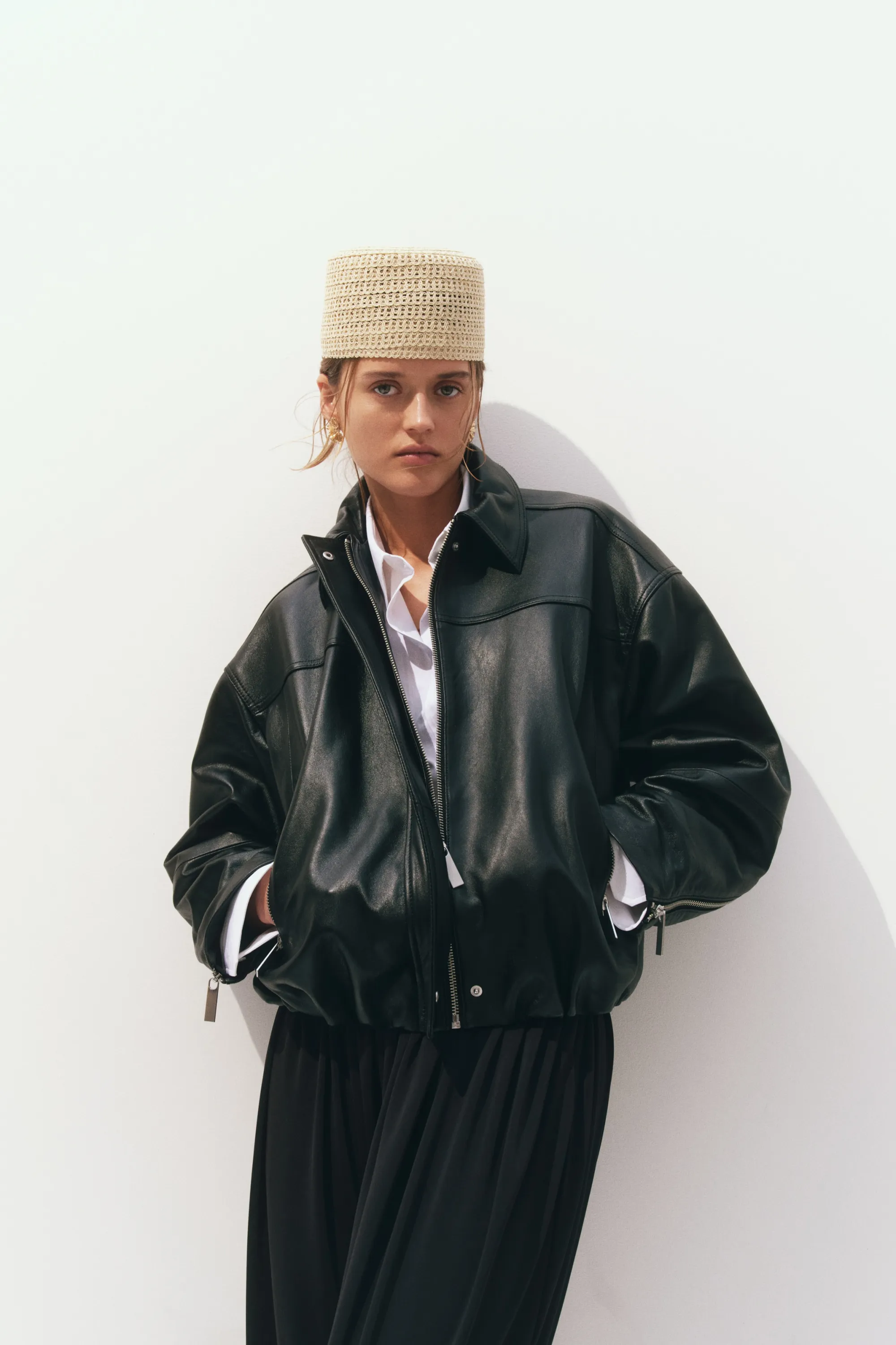 Chapeau de paille - Beige clair