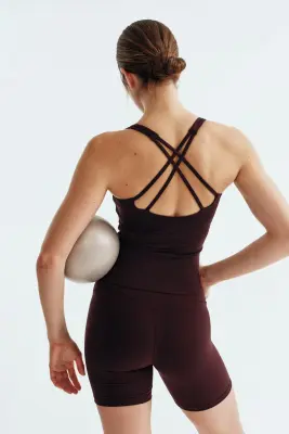 Cuissard vélo SoftMove™ - Prune chocolat — photo 1