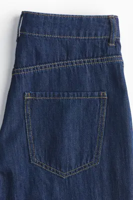 Wide Ultra High Jeans - Bleu denim foncé — photo 2