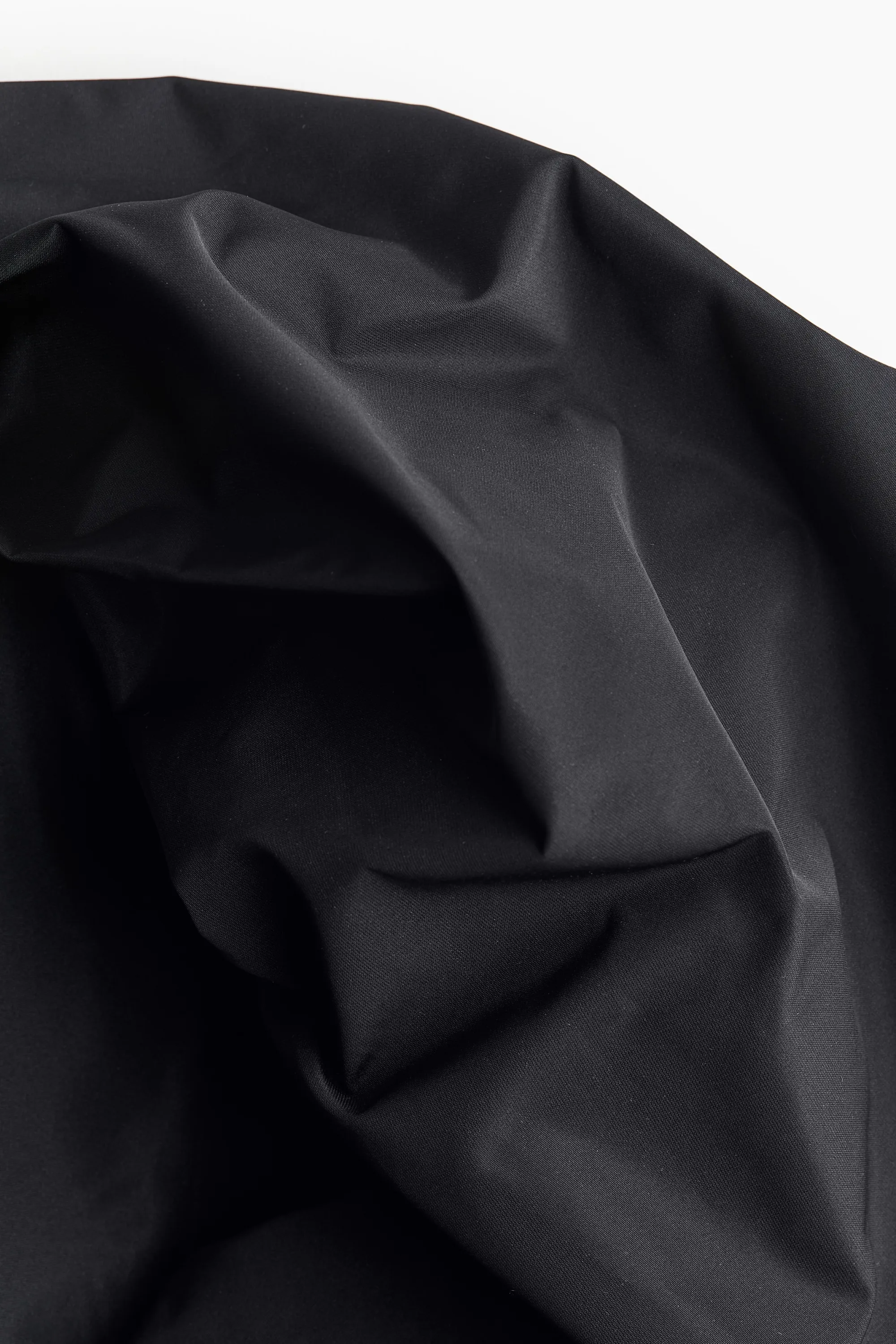 Top épaules nues à effet boule - Noir