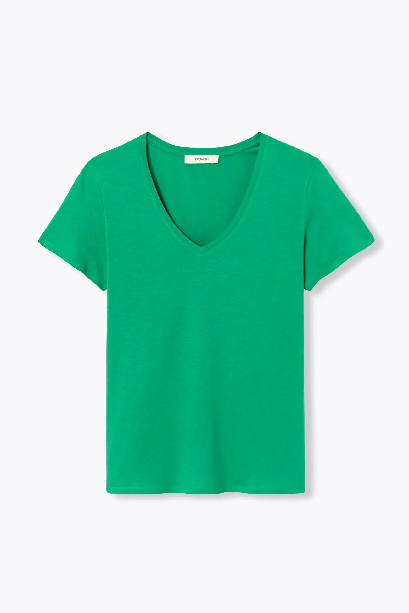 T-shirt col V imprimé