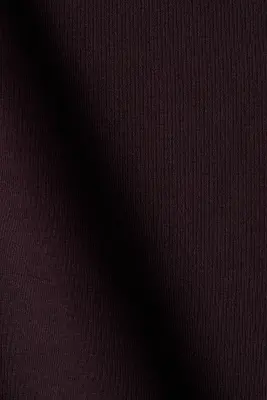 Top en jersey avec détail façon cape - Violet prune foncé — photo 3