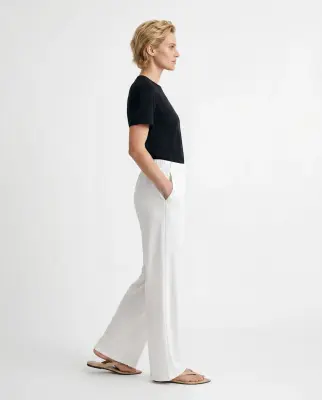 T-shirt en coton organique et soie — photo 3