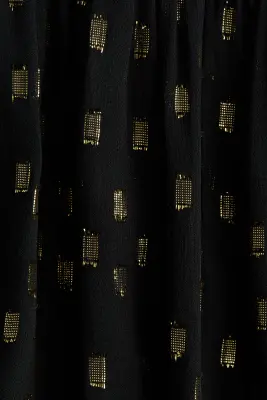 Blouse en tissu jacquard - Noir/motif — photo 5