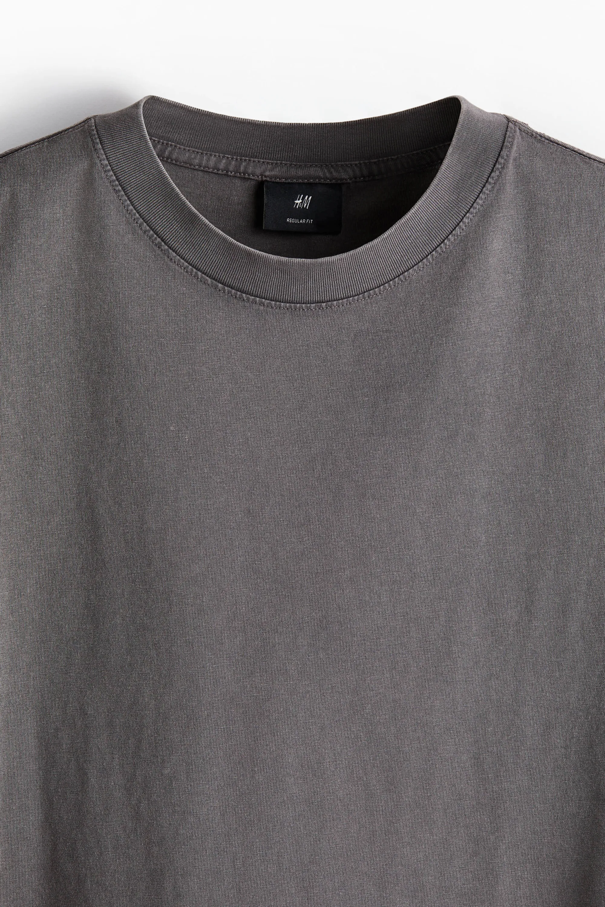 Débardeur délavé Regular Fit - Gris foncé