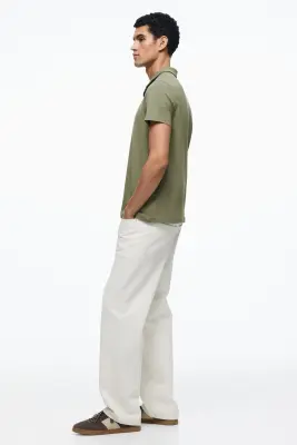 Polo Slim Fit - Vert kaki — photo 3