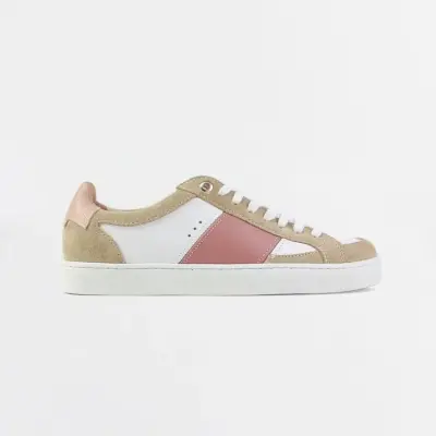 Baskets Hiba Blanc Rose — photo 4