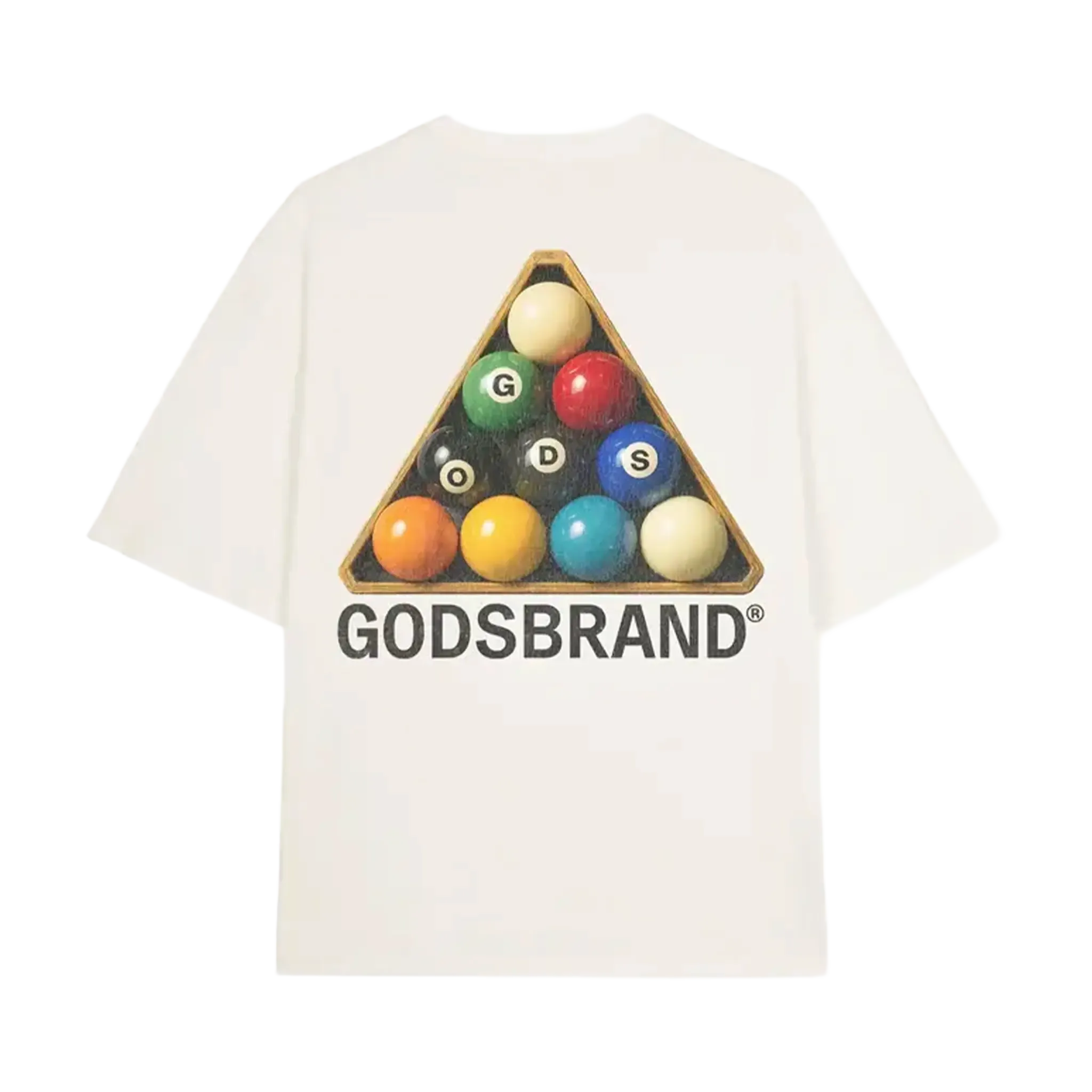Gods Billiard Tee White