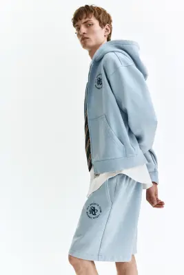 Short Relaxed Fit - Bleu clair/All Sports Club — photo 3
