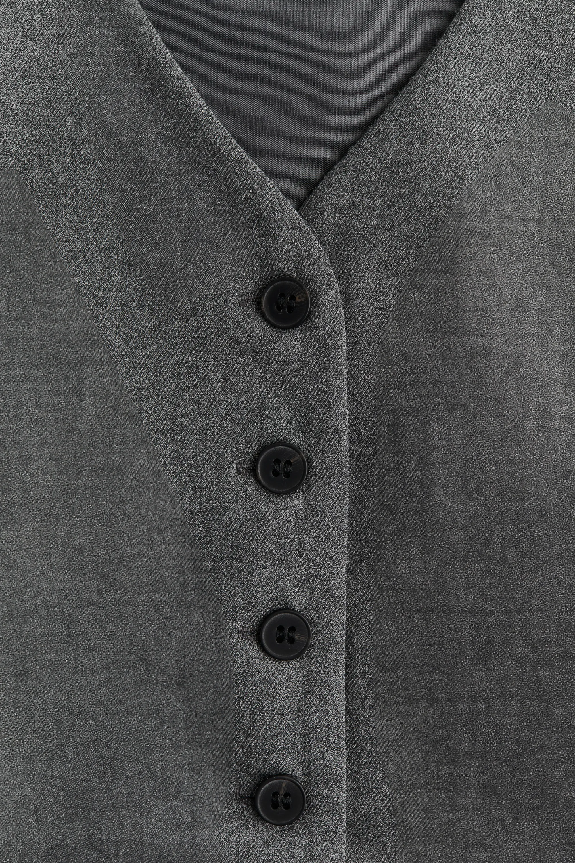 Gilet de costume - Gris chiné