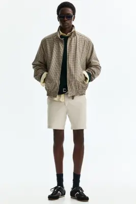 Short chino Regular Fit en coton - Beige clair — photo 2