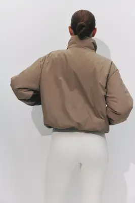 Veste de sport matelassée et déperlante - Beige — photo 4