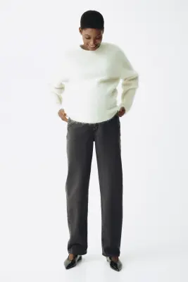 MAMA Straight Jeans - Gris denim foncé — photo 1